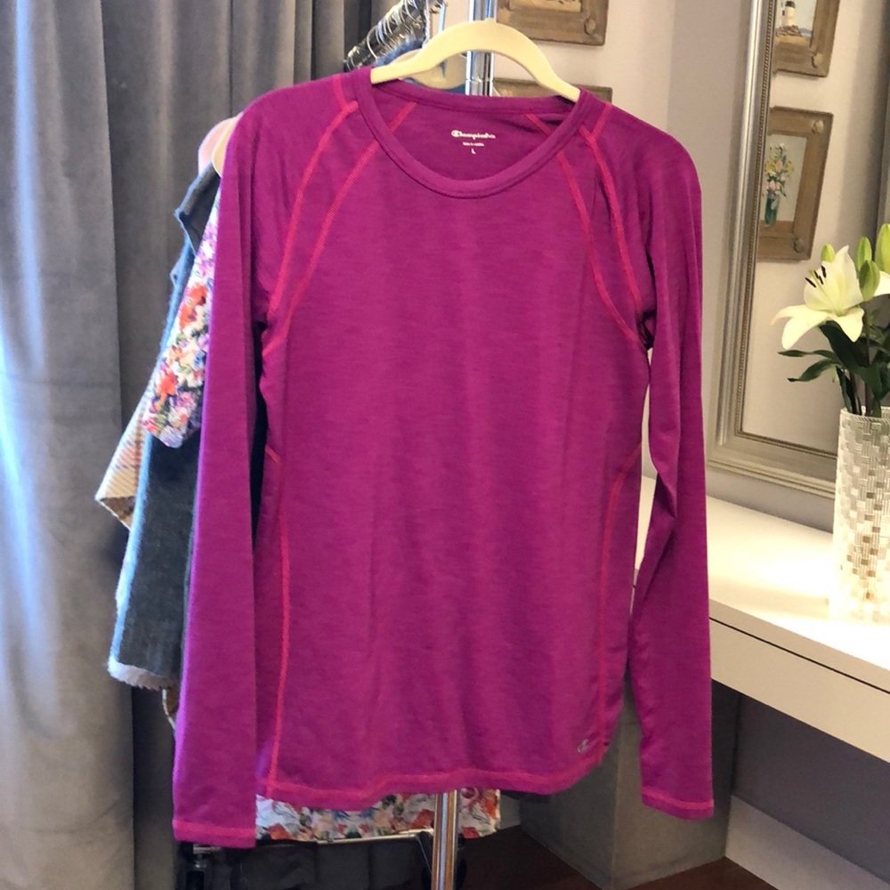 Champion long sleeved workout top